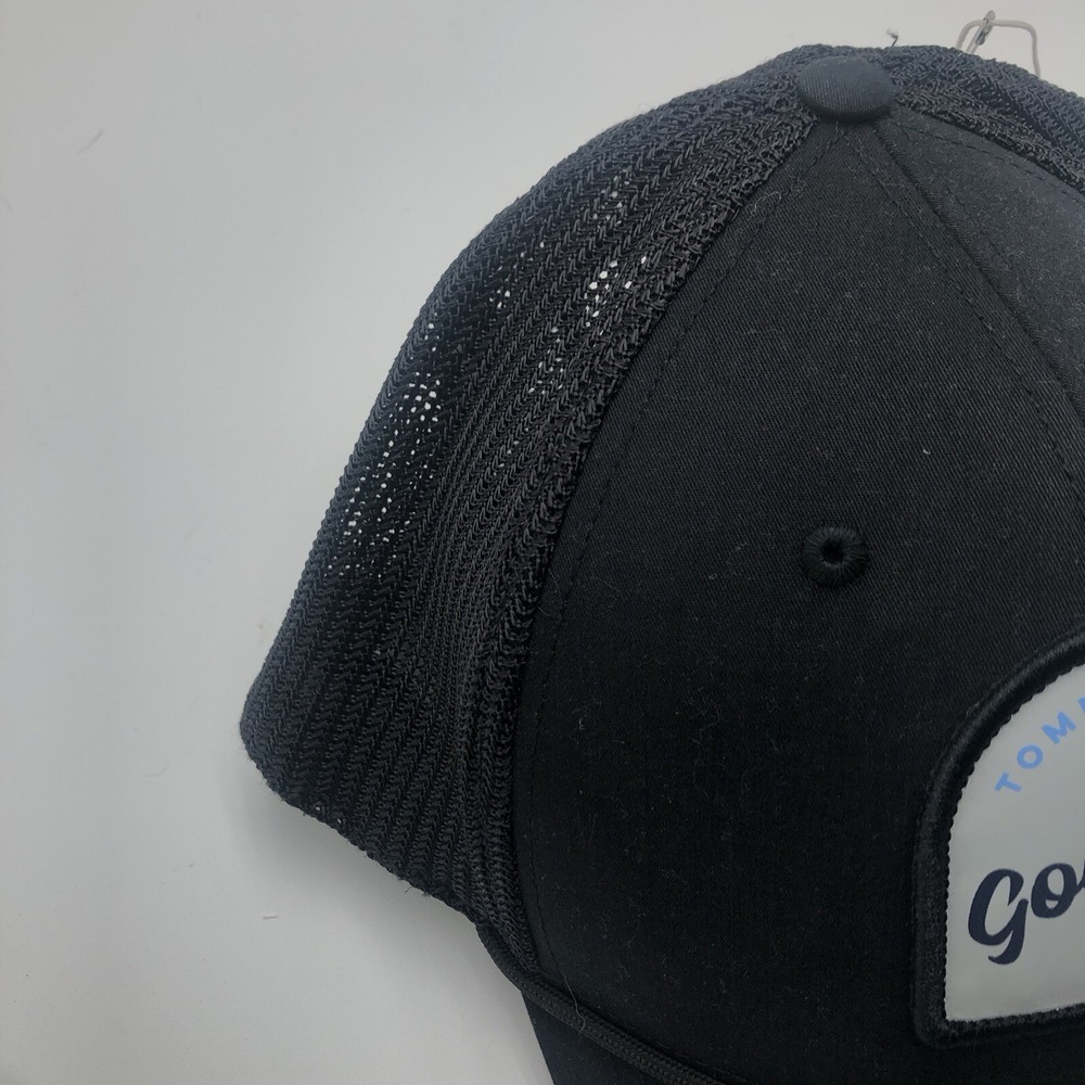 NWT Tommy Bahama Golf Cap Snap Back Adjustable Black Vented Golfing Front Patch - Picture 5 of 16